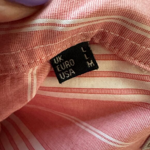 Barbour Striped Short Sleeve Button Down Tailored Fit Shirt Mens Size M Classic - Picture 6 of 8